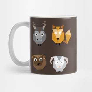 Geometric forest Mug